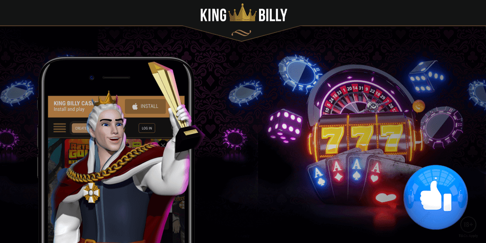 Here are advantages for players who enjoy King Billy Casino online gambling on smartphones and tablets