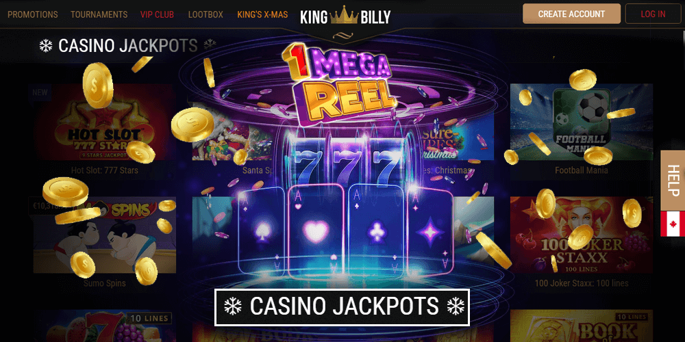These are the kinds of Jackpots games we've collected on King Billy Casino website