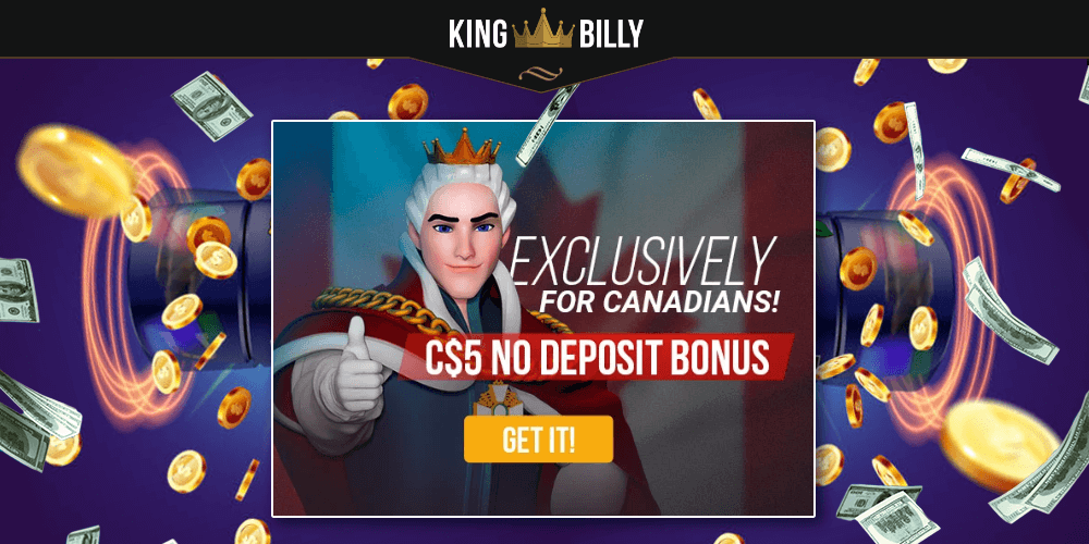 King Billy casino no deposit bonus codes are special kind of promotion where users can get bonus money on their balance without making a deposit