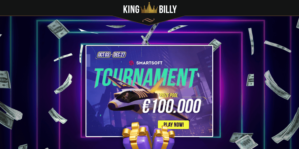 Several times a month we create a very interesting short-term offer for King Billy Casino users
