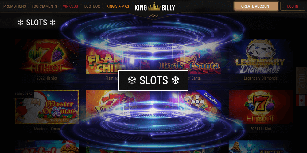 This page contains absolutely all the slots we have available at King Billy Casino