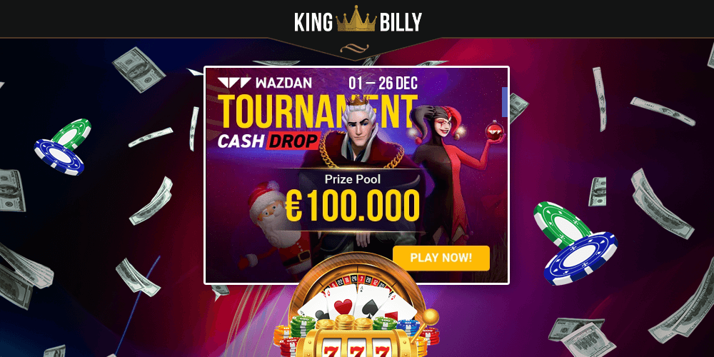 King Billy Casino have begun a close collaboration with Wazdan to run a tournament with a total prize pool