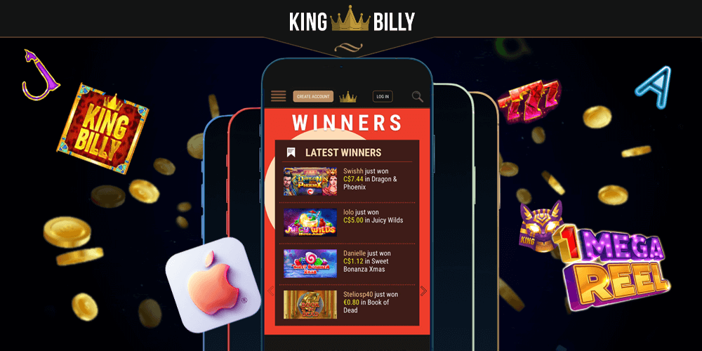A list of the most supported iOS devices with King Billy casino